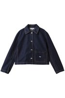 【メゾン キツネ/MAISON KITSUNE】のDENIM クロップド ジャケット 人気、トレンドファッション・服の通販 founy(ファニー) ファッション Fashion レディースファッション Fashion for Women アウター Coat / Outerwear Collection レディースジャケット・軽アウター Jackets ブルゾンジャケット・スポーティアウター Blouson Jackets クロップド Cropped, Short Length コンパクト Compact, Small Size ジャケット Jacket, Outerwear トレンド Trend, Trending Now バランス Balance, Style Balance フォックス Fox, Fox Fur フレンチ French, French Style ブルゾン Blouson, Bomber Jacket ポケット Pocket, Pocket Detail モダン Modern, Contemporary 定番 Standard, Basic Item |ID:prp329100004756580