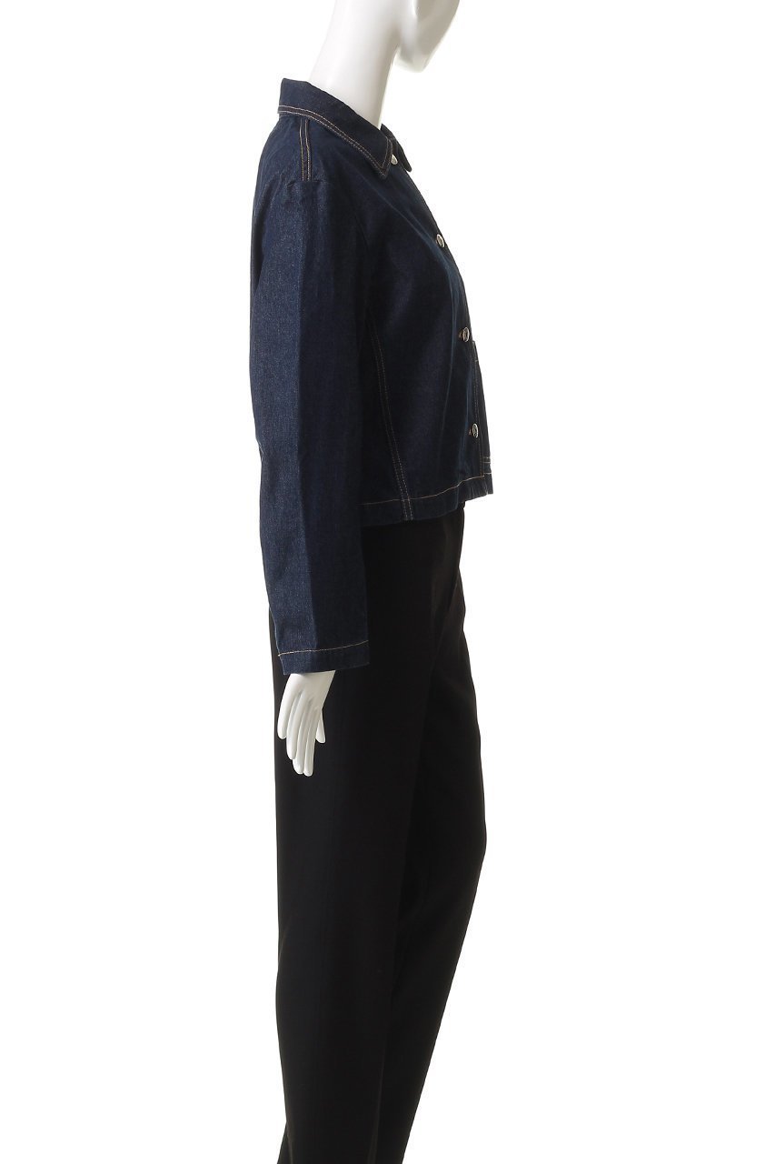 【メゾン キツネ/MAISON KITSUNE】のDENIM クロップド ジャケット 人気、トレンドファッション・服の通販 founy(ファニー)  ファッション Fashion レディースファッション Fashion for Women アウター Coat / Outerwear Collection レディースジャケット・軽アウター Jackets ブルゾンジャケット・スポーティアウター Blouson Jackets クロップド Cropped, Short Length コンパクト Compact, Small Size ジャケット Jacket, Outerwear トレンド Trend, Trending Now バランス Balance, Style Balance フォックス Fox, Fox Fur フレンチ French, French Style ブルゾン Blouson, Bomber Jacket ポケット Pocket, Pocket Detail モダン Modern, Contemporary 定番 Standard, Basic Item 新作・新入荷 New Arrivals / New In other-3|ID: prp329100004756580 ipo3291000000034408745