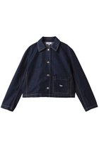 【メゾン キツネ/MAISON KITSUNE】のDENIM クロップド ジャケット インディゴ|ID: prp329100004756580 ipo3291000000036244130