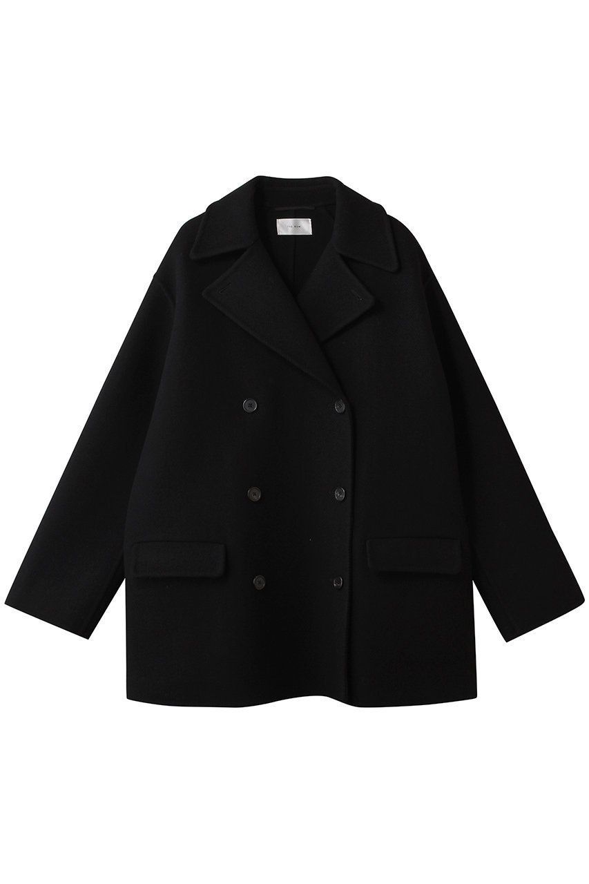 【ザ ロウ/THE ROW】のAZURON COAT インテリア・キッズ・メンズ・レディースファッション・服の通販 founy(ファニー)  ファッション Fashion レディースファッション Fashion for Women アウター Coat / Outerwear Collection コート・ロングコート・ピーコート Long Coats, Peacoats & More カッティング Cutting Detail ショート Short, Short Length デニム Denim, Jeans Material フォルム Silhouette, Form 定番 Standard, Basic Item 新作・新入荷 New Arrivals / New In ブラック|ID: prp329100004756582 ipo3291000000034408755