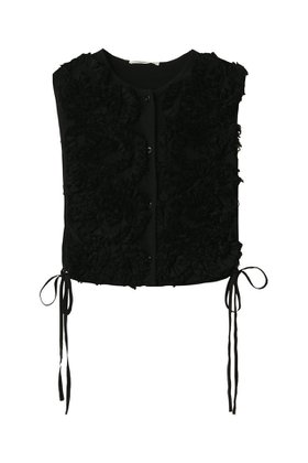 【マルティニーク/martinique】 【CURRENTAGE】ラッフルベスト人気、トレンドファッション・服の通販 founy(ファニー) ファッション Fashion レディースファッション Fashion for Women アウター Coat / Outerwear Collection レディースジャケット・軽アウター Jackets コンパクト Compact, Small Size ジャケット Jacket, Outerwear フォルム Silhouette, Form フロント Front, Front Design ベスト Vest, Waistcoat ボトム Bottoms, Lower Wear ラッフル Ruffle, Frill リボン Ribbon, Bow A/W・秋冬 Autumn/Winter |ID:prp329100004756600