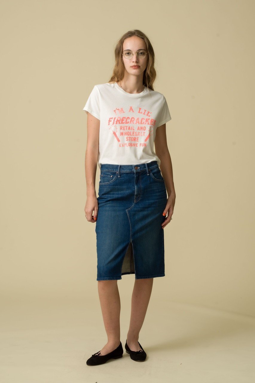 【マザー/MOTHER】のTHE BOXY GOODIE GOODIE FIRECRACKER Tシャツ (LFC) 人気、トレンドファッション・服の通販 founy(ファニー)  ファッション Fashion レディースファッション Fashion for Women トップス・カットソー Cut & Sew Tops シャツ・ブラウス・オフィスカジュアル Elegant Blouses & Button-Ups ロングTシャツ・Tシャツ Longline T-Shirts & Tees カットソー・ベーシックTシャツ Cut-and-Sewn Tops / Stretch Tees & Basics グラフィック Graphic, Graphic Design ショート Short, Short Length スリーブ Sleeve, Long Sleeve / Short Sleeve デニム Denim, Jeans Material フィット Fit, Slim Fit フロント Front, Front Design ヴィンテージ Vintage Style 新作・新入荷 New Arrivals / New In other-6|ID: prp329100004756614 ipo3291000000034408931