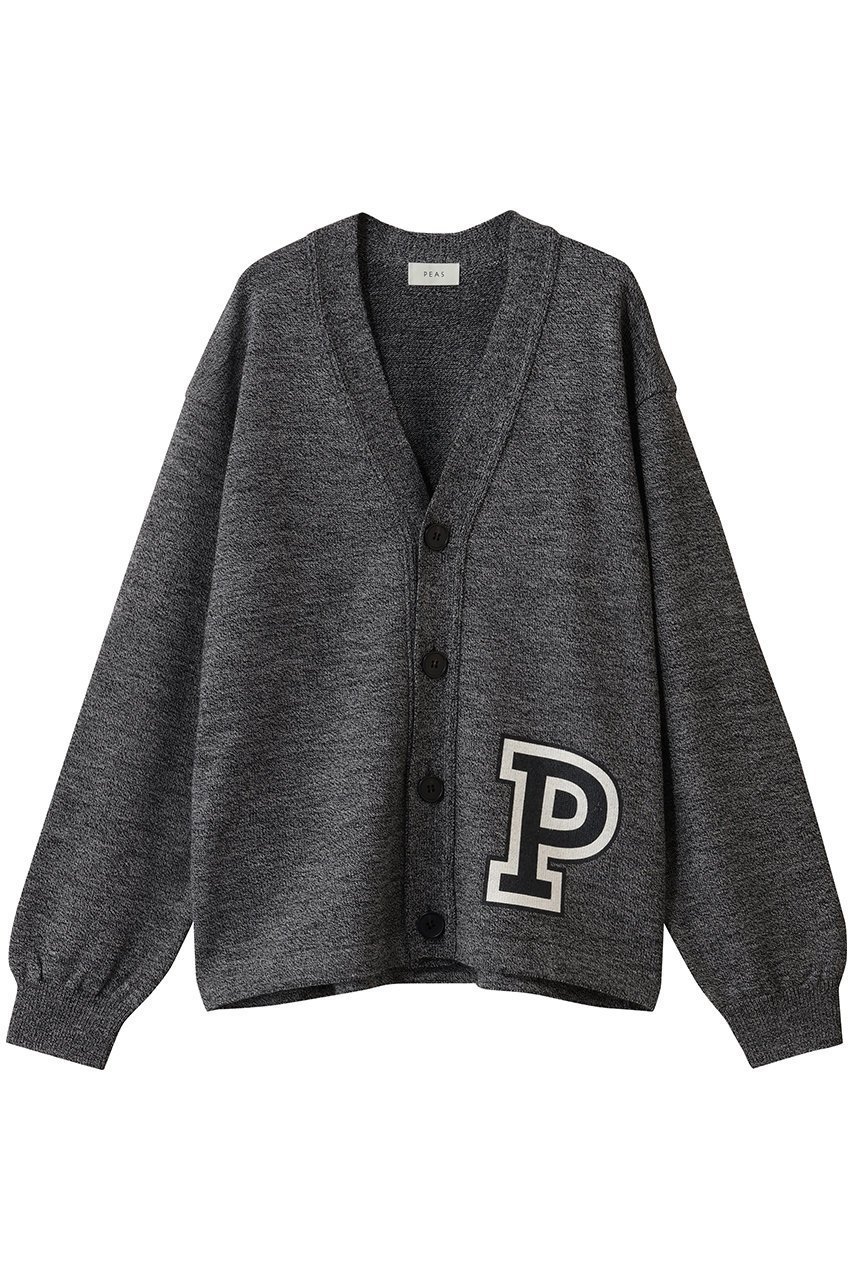 【ガリャルダガランテ/GALLARDAGALANTE】の【PEAS】レタードニットカーディガン 人気、トレンドファッション・服の通販 founy(ファニー)  ファッション Fashion レディースファッション Fashion for Women トップス・カットソー Cut & Sew Tops ニット Knit Tops & Sweaters カーディガン・羽織り Layered Style Cardigans カーディガン Cardigan, Knitwear デニム Denim, Jeans Material プリント Print, Printed Pattern 新作・新入荷 New Arrivals / New In  other-1|ID: prp329100004756619 ipo3291000000034408956