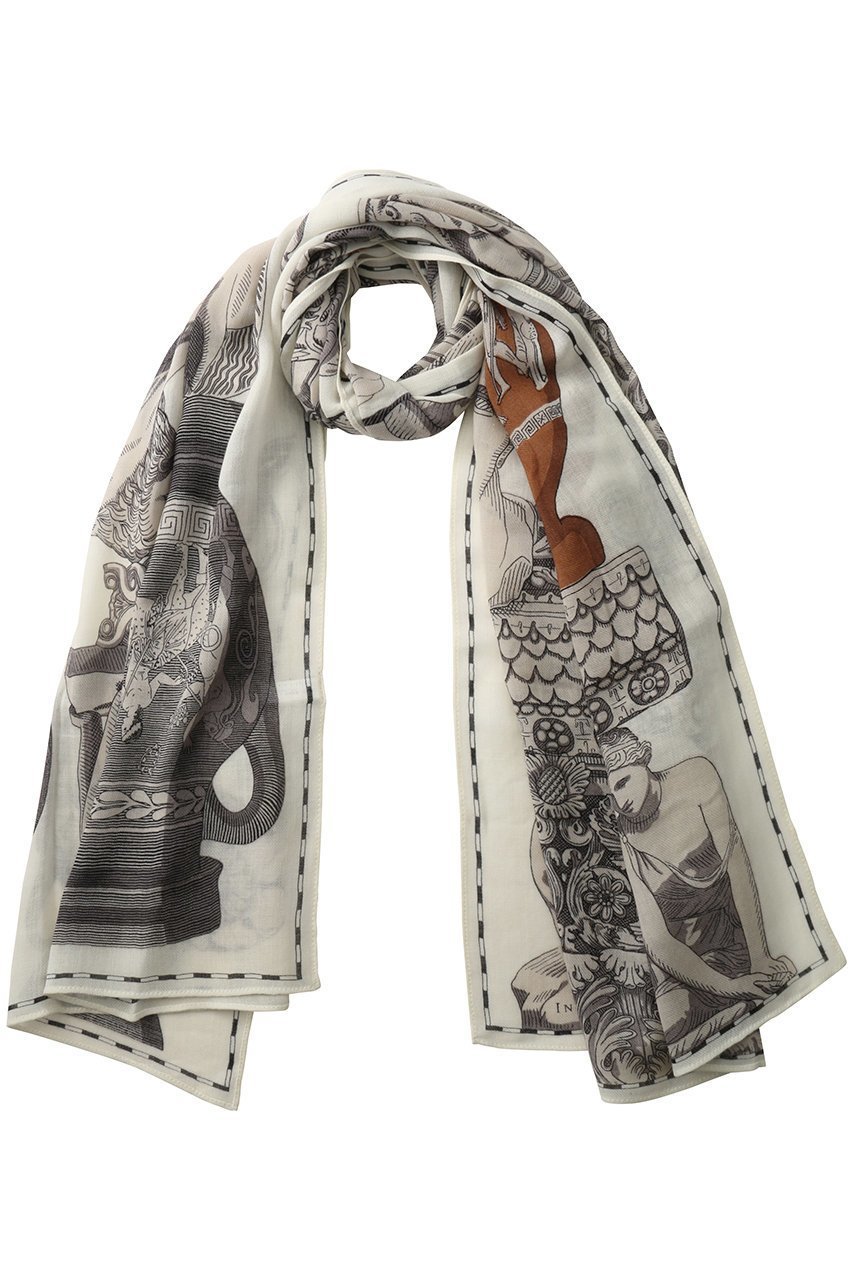 【プレインピープル/PLAIN PEOPLE】の【INOUI EDITIONS】ストール/ARCHIVES インテリア・キッズ・メンズ・レディースファッション・服の通販 founy(ファニー)  ファッション Fashion レディースファッション Fashion for Women ストール Soft & Warm Scarves マフラー・スヌード / 冬小物の定番 Scarves & Mufflers なめらか Smooth, Silky Texture エレガント 上品 Elegant ストール Stole, Wrap フランス France, French マフラー Scarf, Muffler 新作・新入荷 New Arrivals / New In ホワイト|ID: prp329100004756634 ipo3291000000034409060