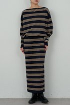 【ガリャルダガランテ/GALLARDAGALANTE】の【HERITANOVUM】ボーダーニットワンピース 人気、トレンドファッション・服の通販 founy(ファニー) ファッション Fashion レディースファッション Fashion for Women ワンピース Dresses ニットワンピース Knit Dresses チュニック Tunic Tops & Dresses チュニック Tunic, Long Top ボーダー Border, Stripe ロング Long, Long-Length 新作・新入荷 New Arrivals / New In thumbnail ネイビー|ID: prp329100004756635 ipo3291000000034409065