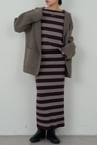 【ガリャルダガランテ/GALLARDAGALANTE】の【HERITANOVUM】ボーダーニットワンピース 人気、トレンドファッション・服の通販 founy(ファニー) ファッション Fashion レディースファッション Fashion for Women ワンピース Dresses ニットワンピース Knit Dresses チュニック Tunic Tops & Dresses チュニック Tunic, Long Top ボーダー Border, Stripe ロング Long, Long-Length 新作・新入荷 New Arrivals / New In thumbnail ボルドー|ID: prp329100004756635 ipo3291000000034409066