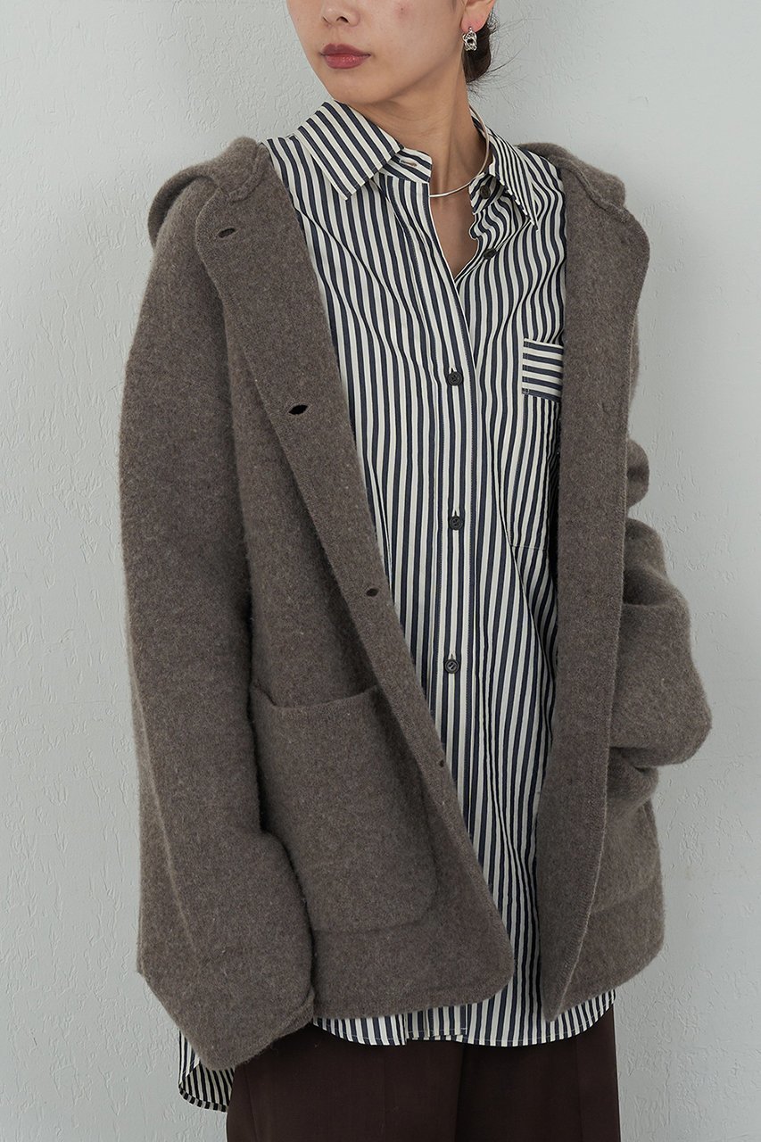 【ガリャルダガランテ/GALLARDAGALANTE】の【HERITANOVUM】ニットフーディコート 人気、トレンドファッション・服の通販 founy(ファニー)  ファッション Fashion レディースファッション Fashion for Women アウター Coat / Outerwear Collection コート・ロングコート・ピーコート Long Coats, Peacoats & More エレガント 上品 Elegant ショート Short, Short Length リラックス Relax, Relaxed Fit 新作・新入荷 New Arrivals / New In  other-1|ID: prp329100004756636 ipo3291000000034409071