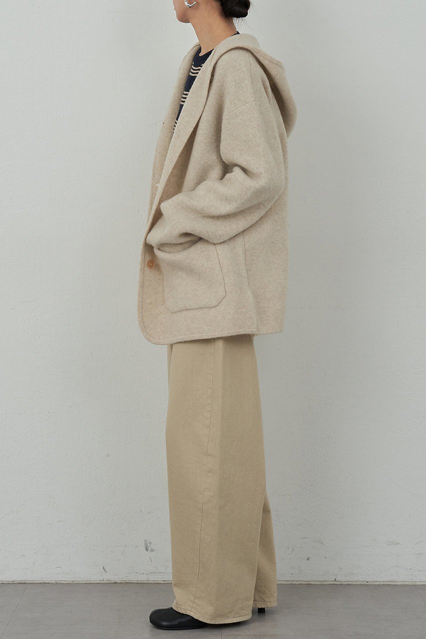 【ガリャルダガランテ/GALLARDAGALANTE】の【HERITANOVUM】ニットフーディコート 人気、トレンドファッション・服の通販 founy(ファニー)  ファッション Fashion レディースファッション Fashion for Women アウター Coat / Outerwear Collection コート・ロングコート・ピーコート Long Coats, Peacoats & More エレガント 上品 Elegant ショート Short, Short Length リラックス Relax, Relaxed Fit 新作・新入荷 New Arrivals / New In other-3|ID: prp329100004756636 ipo3291000000034409075