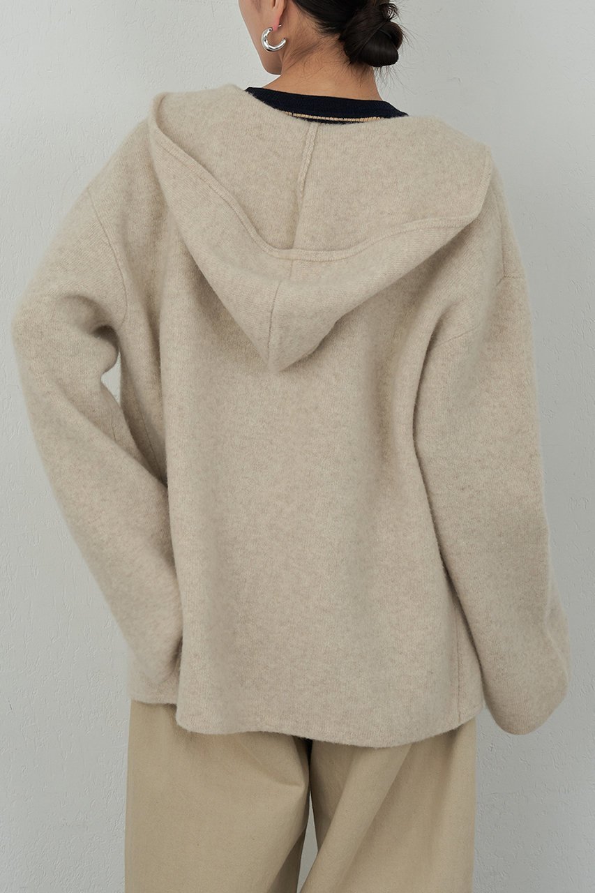 【ガリャルダガランテ/GALLARDAGALANTE】の【HERITANOVUM】ニットフーディコート 人気、トレンドファッション・服の通販 founy(ファニー)  ファッション Fashion レディースファッション Fashion for Women アウター Coat / Outerwear Collection コート・ロングコート・ピーコート Long Coats, Peacoats & More エレガント 上品 Elegant ショート Short, Short Length リラックス Relax, Relaxed Fit 新作・新入荷 New Arrivals / New In other-7|ID: prp329100004756636 ipo3291000000034409079