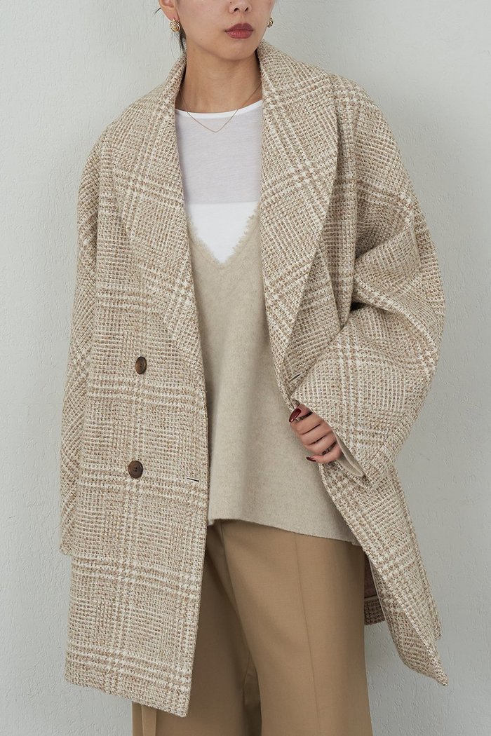 【ガリャルダガランテ/GALLARDAGALANTE】の【HERITANOVUM】ツィードショールカラーショートコート インテリア・キッズ・メンズ・レディースファッション・服の通販 founy(ファニー) https://founy.com/ ファッション Fashion レディースファッション Fashion for Women アウター Coat / Outerwear Collection コート・ロングコート・ピーコート Long Coats, Peacoats & More エレガント 上品 Elegant ショート Short, Short Length ショール Shawl, Wrap スタイリッシュ Stylish, Fashionable ツイード Twill, Twill Weave A/W・秋冬 Autumn/Winter |ID: prp329100004756637 ipo3291000000035872136