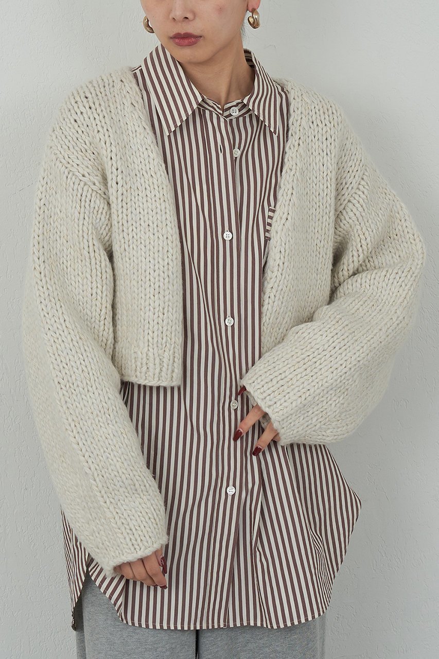 【ガリャルダガランテ/GALLARDAGALANTE】の【HERITANOVUM】ハンドニットジャケット 人気、トレンドファッション・服の通販 founy(ファニー)  ファッション Fashion レディースファッション Fashion for Women アウター Coat / Outerwear Collection レディースジャケット・軽アウター Jackets インナー Innerwear クロップド Cropped, Short Length ジャケット Jacket, Outerwear スタンダード Standard, Basic フォルム Silhouette, Form 新作・新入荷 New Arrivals / New In  other-1|ID: prp329100004756640 ipo3291000000034409111