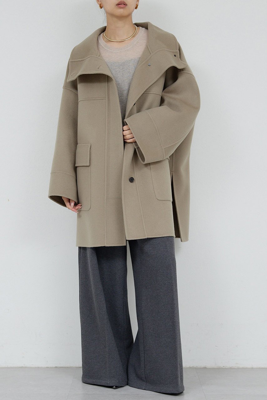 【ガリャルダガランテ/GALLARDAGALANTE】の【HERITANOVUM】スタンドカラーリバーコート 人気、トレンドファッション・服の通販 founy(ファニー)  ファッション Fashion レディースファッション Fashion for Women アウター Coat / Outerwear Collection コート・ロングコート・ピーコート Long Coats, Peacoats & More ショート Short, Short Length スタンド Stand Collar, Upright Stand バランス Balance, Style Balance ポケット Pocket, Pocket Detail ロング Long, Long-Length ワイド Wide, Wide Fit 新作・新入荷 New Arrivals / New In 防寒 Cold Protection, Winter-Ready other-2|ID: prp329100004756642 ipo3291000000034409137