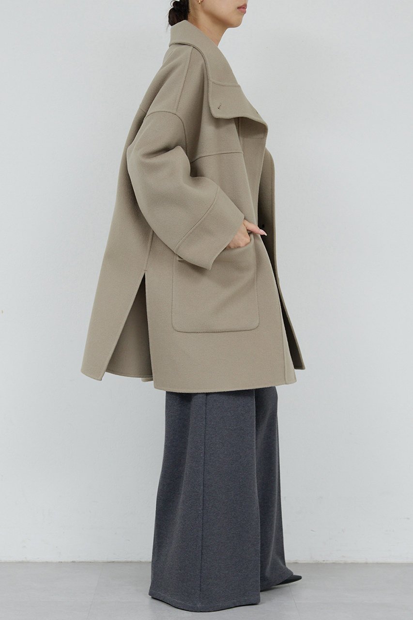 【ガリャルダガランテ/GALLARDAGALANTE】の【HERITANOVUM】スタンドカラーリバーコート 人気、トレンドファッション・服の通販 founy(ファニー)  ファッション Fashion レディースファッション Fashion for Women アウター Coat / Outerwear Collection コート・ロングコート・ピーコート Long Coats, Peacoats & More ショート Short, Short Length スタンド Stand Collar, Upright Stand バランス Balance, Style Balance ポケット Pocket, Pocket Detail ロング Long, Long-Length ワイド Wide, Wide Fit 新作・新入荷 New Arrivals / New In 防寒 Cold Protection, Winter-Ready other-3|ID: prp329100004756642 ipo3291000000034409138