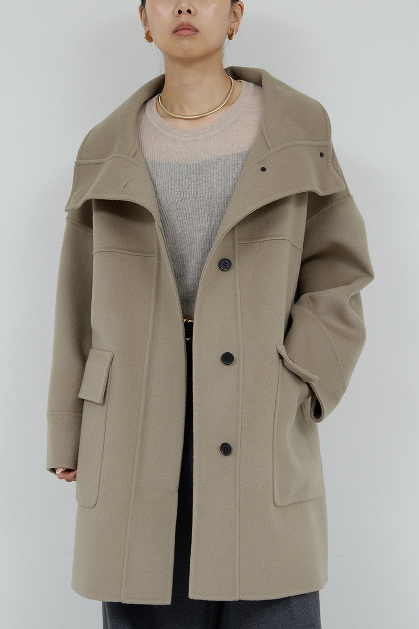 【ガリャルダガランテ/GALLARDAGALANTE】の【HERITANOVUM】スタンドカラーリバーコート 人気、トレンドファッション・服の通販 founy(ファニー)  ファッション Fashion レディースファッション Fashion for Women アウター Coat / Outerwear Collection コート・ロングコート・ピーコート Long Coats, Peacoats & More ショート Short, Short Length スタンド Stand Collar, Upright Stand バランス Balance, Style Balance ポケット Pocket, Pocket Detail ロング Long, Long-Length ワイド Wide, Wide Fit 新作・新入荷 New Arrivals / New In 防寒 Cold Protection, Winter-Ready other-5|ID: prp329100004756642 ipo3291000000034409141