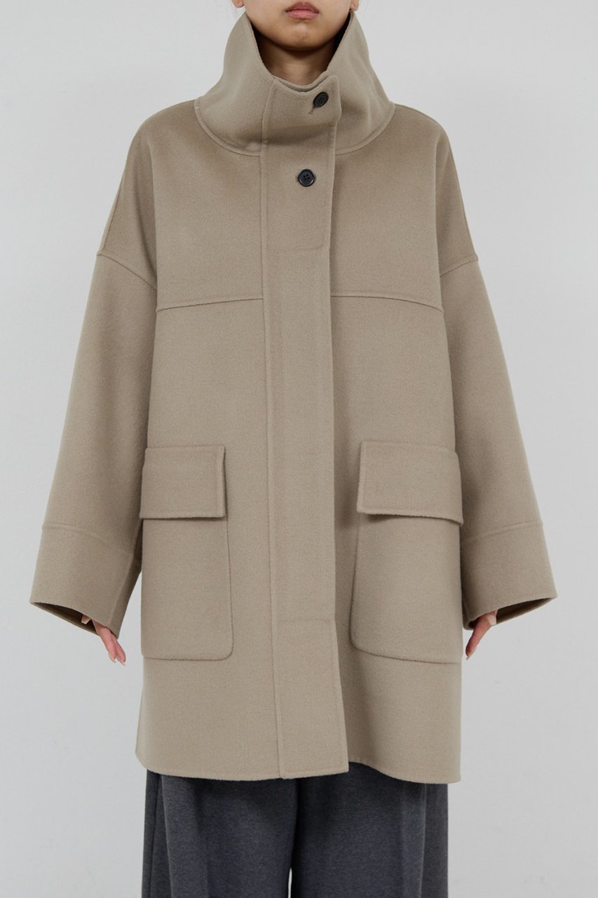 【ガリャルダガランテ/GALLARDAGALANTE】の【HERITANOVUM】スタンドカラーリバーコート 人気、トレンドファッション・服の通販 founy(ファニー)  ファッション Fashion レディースファッション Fashion for Women アウター Coat / Outerwear Collection コート・ロングコート・ピーコート Long Coats, Peacoats & More ショート Short, Short Length スタンド Stand Collar, Upright Stand バランス Balance, Style Balance ポケット Pocket, Pocket Detail ロング Long, Long-Length ワイド Wide, Wide Fit 新作・新入荷 New Arrivals / New In 防寒 Cold Protection, Winter-Ready other-7|ID: prp329100004756642 ipo3291000000034409144