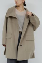 【ガリャルダガランテ/GALLARDAGALANTE】の【HERITANOVUM】スタンドカラーリバーコート オリーブ|ID: prp329100004756642 ipo3291000000036244312