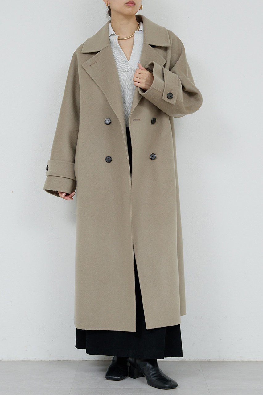 【ガリャルダガランテ/GALLARDAGALANTE】の【HERITANOVUM】ウールカシミヤチェストリバーコート インテリア・キッズ・メンズ・レディースファッション・服の通販 founy(ファニー)  ファッション Fashion レディースファッション Fashion for Women アウター Coat / Outerwear Collection コート・ロングコート・ピーコート Long Coats, Peacoats & More エレガント 上品 Elegant ロング Long, Long-Length 新作・新入荷 New Arrivals / New In オリーブ|ID: prp329100004756643 ipo3291000000034409150