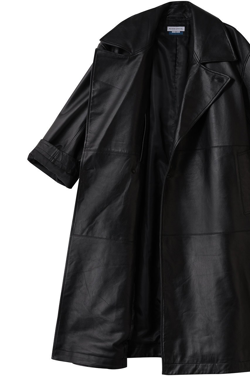 【メゾンスペシャル/MAISON SPECIAL】の【UNISEX】SHEEPレザーロングコート 大人の最旬トレンドファッション＆コーディネート founy(ファウニー) 　ファッション　Fashion　レディースファッション　Fashion for Women　アウター　Coat / Outerwear Collection　コート・ロングコート・ピーコート　Long Coats, Peacoats & More　ユニセックス　Unisex, Genderless　シンプル　Simple, Minimal　ロング　Long, Long-Length　A/W・秋冬　Autumn/Winter　other-6|ID: prp329100004756646 ipo3291000000036890795