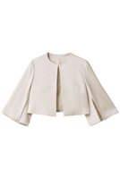 【アナイ/ANAYI】のトリアセサテンボレロジャケット 人気、トレンドファッション・服の通販 founy(ファニー) ファッション Fashion レディースファッション Fashion for Women アウター Coat / Outerwear Collection レディースジャケット・軽アウター Jackets ボレロ・ショート丈ジャケット / ドレス羽織りに Boleros & Short Jackets シンプル Simple, Minimal ジャケット Jacket, Outerwear スリット Slit, Slit Detail ボレロ Bolero, Short Cardigan エレガント 上品 Elegant 新作・新入荷 New Arrivals / New In |ID:prp329100004756647