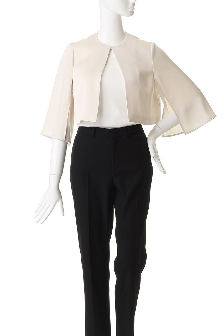 【アナイ/ANAYI】のトリアセサテンボレロジャケット 人気、トレンドファッション・服の通販 founy(ファニー)  ファッション Fashion レディースファッション Fashion for Women アウター Coat / Outerwear Collection レディースジャケット・軽アウター Jackets ボレロ・ショート丈ジャケット / ドレス羽織りに Boleros & Short Jackets シンプル Simple, Minimal ジャケット Jacket, Outerwear スリット Slit, Slit Detail ボレロ Bolero, Short Cardigan エレガント 上品 Elegant 新作・新入荷 New Arrivals / New In other-2|ID: prp329100004756647 ipo3291000000034409192