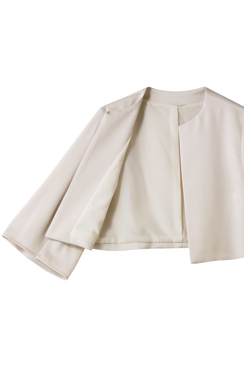 【アナイ/ANAYI】のトリアセサテンボレロジャケット 人気、トレンドファッション・服の通販 founy(ファニー)  ファッション Fashion レディースファッション Fashion for Women アウター Coat / Outerwear Collection レディースジャケット・軽アウター Jackets ボレロ・ショート丈ジャケット / ドレス羽織りに Boleros & Short Jackets シンプル Simple, Minimal ジャケット Jacket, Outerwear スリット Slit, Slit Detail ボレロ Bolero, Short Cardigan エレガント 上品 Elegant 新作・新入荷 New Arrivals / New In other-6|ID: prp329100004756647 ipo3291000000034409196