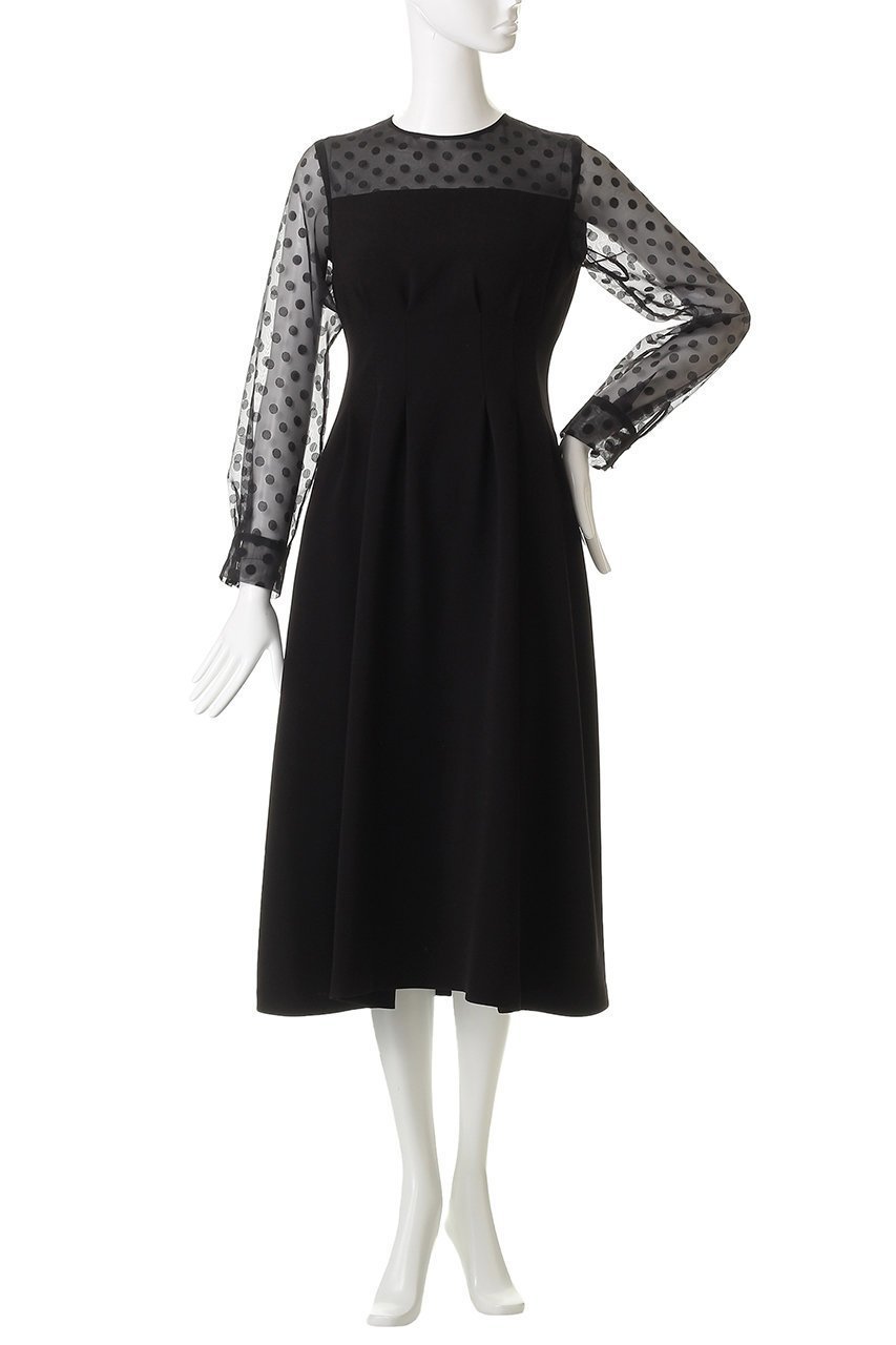 【アナイ/ANAYI】のシアードットコンビタックワンピース 人気、トレンドファッション・服の通販 founy(ファニー)  ファッション Fashion レディースファッション Fashion for Women ワンピース Dresses チュニック Tunic Tops & Dresses エレガント 上品 Elegant ジュエリー Jewelry, Accessories チュニック Tunic, Long Top トレンド Trend, Trending Now ドット Polka Dot, Dot Pattern フィット Fit, Slim Fit フェミニン Feminine, Girly フレア Flare, Flared ロング Long, Long-Length 新作・新入荷 New Arrivals / New In other-2|ID: prp329100004756648 ipo3291000000034409200