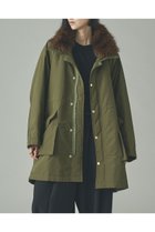 【カレンソロジー/Curensology】の〈&RC〉フェイクファーエリツキスウェーディッシュモッズコート カーキ|ID:prp329100004756651