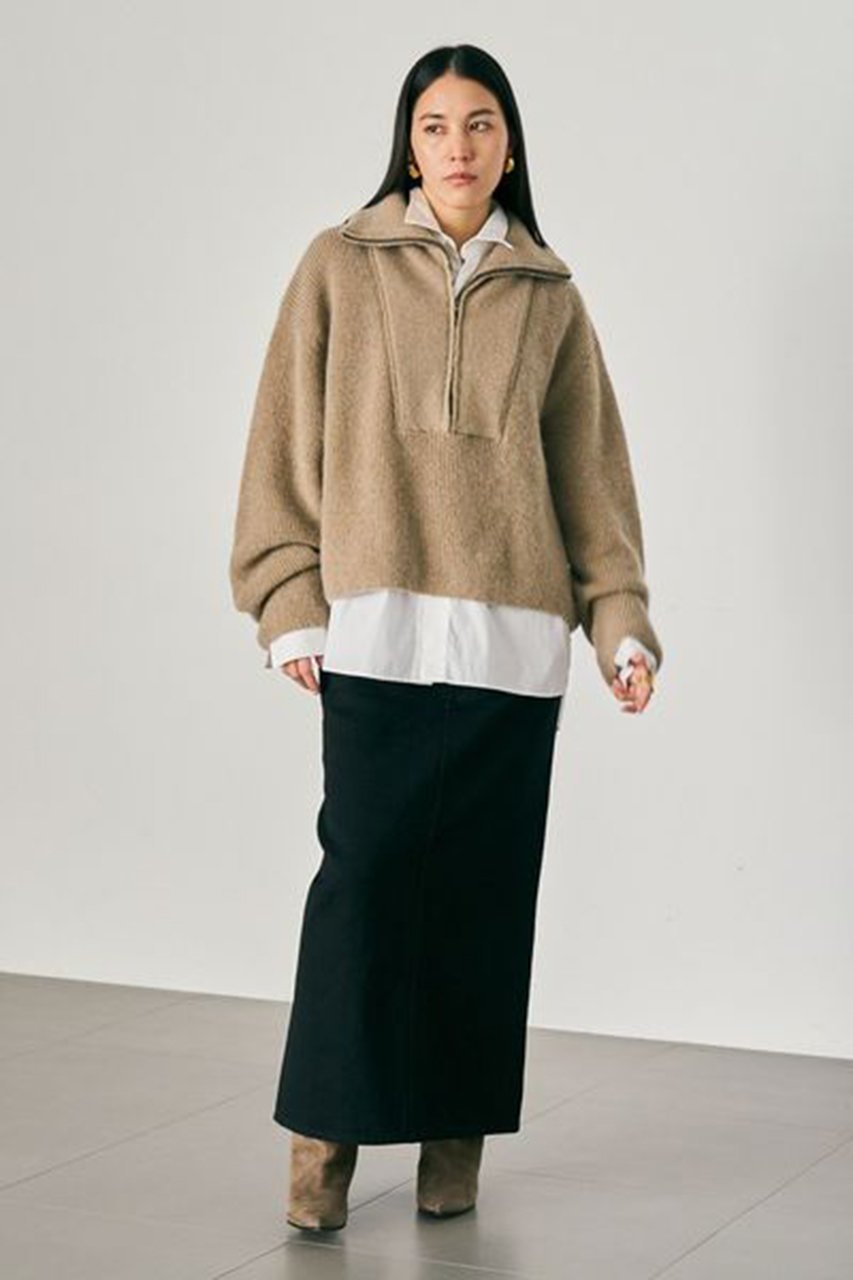 【カオス/Chaos】のトゥルリーニット 人気、トレンドファッション・服の通販 founy(ファニー) ファッション Fashion レディースファッション Fashion for Women トップス・カットソー Cut & Sew Tops ニット Knit Tops & Sweaters カジュアルプルオーバー・ニットトップス Pullovers & Knit Tops / Casual Pullovers おすすめ Recommended / Our Picks スラックス Slacks, Dress Pants フォルム Silhouette, Form ベーシック Basic, Essential 畦 Ribbed Knit 防寒 Cold Protection, Winter-Ready other-7|ID: prp329100004756654 ipo3291000000034767524