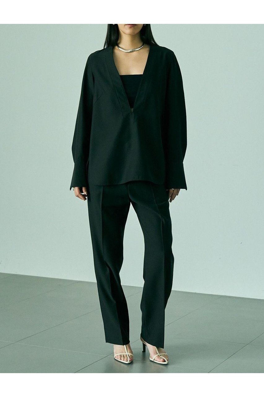 【カオス/Chaos】のマリナールプルオーバー 人気、トレンドファッション・服の通販 founy(ファニー)  ファッション Fashion レディースファッション Fashion for Women トップス・カットソー Cut & Sew Tops シャツ・ブラウス・オフィスカジュアル Elegant Blouses & Button-Ups カジュアルプルオーバー・ニットトップス Pullovers & Knit Tops / Casual Pullovers おすすめ Recommended / Our Picks なめらか Smooth, Silky Texture インナー Innerwear キュプラ Cupro, Eco Fabric スリーブ Sleeve, Long Sleeve / Short Sleeve セットアップ Set-Up, Coordinated Outfit タートル Turtleneck, Turtle Collar ロング Long, Long-Length エレガント 上品 Elegant 新作・新入荷 New Arrivals / New In other-2|ID: prp329100004756655 ipo3291000000034409267