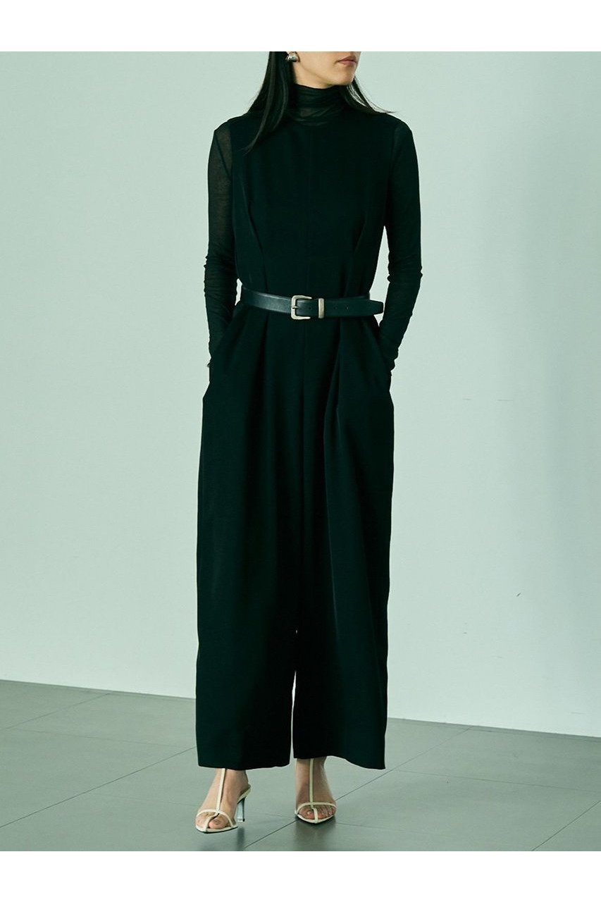 【カオス/Chaos】のマリーオールインワン インテリア・キッズ・メンズ・レディースファッション・服の通販 founy(ファニー)  ファッション Fashion レディースファッション Fashion for Women パンツ Pants & Trousers シルク Silk, 100% Silk ジャケット Jacket, Outerwear ツイル Twist, Twisted Detail ドレス Dress, One-Piece ノースリーブ Sleeveless, No-Sleeve エレガント 上品 Elegant 新作・新入荷 New Arrivals / New In ブラック|ID: prp329100004756656 ipo3291000000034409275