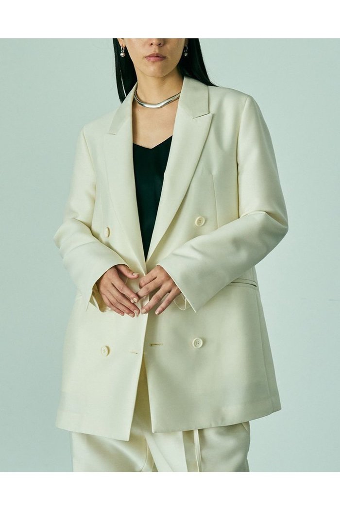 【カオス/Chaos】のガランジャケット インテリア・キッズ・メンズ・レディースファッション・服の通販 founy(ファニー) https://founy.com/ ファッション Fashion レディースファッション Fashion for Women アウター Coat / Outerwear Collection レディースジャケット・軽アウター Jackets おすすめ Recommended / Our Picks ウォーム Warm Fabric シルク Silk, 100% Silk ジャケット Jacket, Outerwear セットアップ Set-Up, Coordinated Outfit ダブル Double, Double-Breasted ドレス Dress, One-Piece マニッシュ Mannish, Boyish |ID: prp329100004756657 ipo3291000000034409280