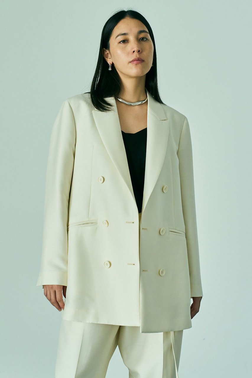 【カオス/Chaos】のガランジャケット 人気、トレンドファッション・服の通販 founy(ファニー)  ファッション Fashion レディースファッション Fashion for Women アウター Coat / Outerwear Collection レディースジャケット・軽アウター Jackets おすすめ Recommended / Our Picks ウォーム Warm Fabric シルク Silk, 100% Silk ジャケット Jacket, Outerwear セットアップ Set-Up, Coordinated Outfit ダブル Double, Double-Breasted ドレス Dress, One-Piece マニッシュ Mannish, Boyish 新作・新入荷 New Arrivals / New In other-5|ID: prp329100004756657 ipo3291000000034409285