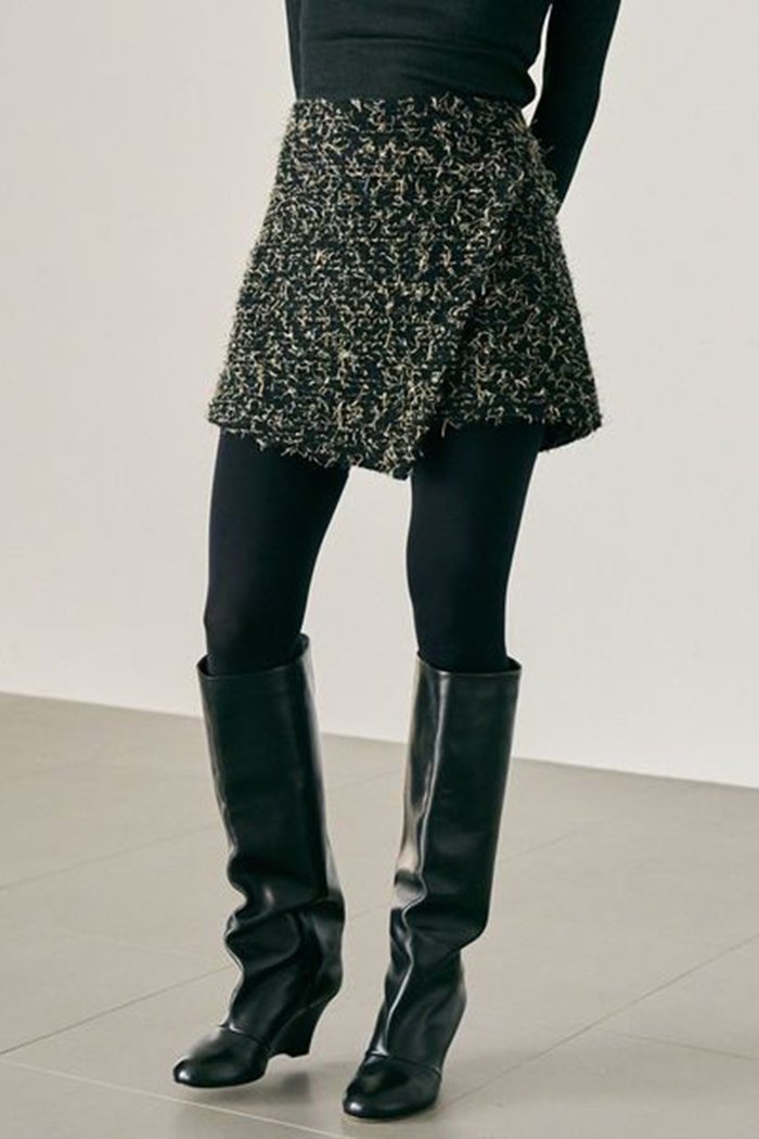 【カオス/Chaos】のルミスミニスカート インテリア・キッズ・メンズ・レディースファッション・服の通販 founy(ファニー) https://founy.com/ ファッション Fashion レディースファッション Fashion for Women スカート Skirts ミニスカート Mini Skirts アクセサリー Fashion Accessories エアリー Airy Texture タイツ Tights, Legwear ツイード Twill, Twill Weave デニム Denim, Jeans Material ミニスカート Mini Skirt, Short Skirt メッシュ Mesh, Net Fabric ラップ Wrap, Wrap Design ループ Loop, Loop Knit 冬 Winter / This Winter おすすめ Recommended / Our Picks 日本製 Made In Japan エレガント 上品 Elegant |ID: prp329100004756659 ipo3291000000036244353