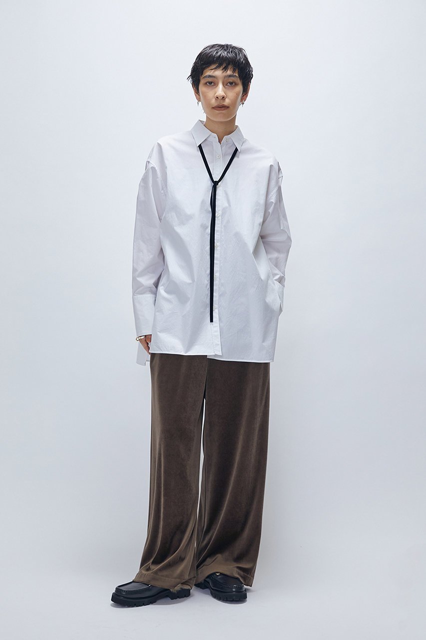 【プルミエ アロンディスモン/1er Arrondissement】のベロアワイドパンツ 人気、トレンドファッション・服の通販 founy(ファニー) ファッション Fashion レディースファッション Fashion for Women パンツ Pants & Trousers エレガント 上品 Elegant ドレープ Drape, Draping Fabric ベロア Velour, Soft Velvet ワイド Wide, Wide Fit other-7|ID: prp329100004756661 ipo3291000000035514709