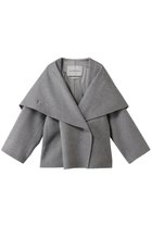 【デパリエ/DEPAREILLE】のウールダブルフェイスビッグカラーコート 人気、トレンドファッション・服の通販 founy(ファニー) ファッション Fashion レディースファッション Fashion for Women アウター Coat / Outerwear Collection コート・ロングコート・ピーコート Long Coats, Peacoats & More ドレープ Drape, Draping Fabric ビッグ Big, Oversized ロング Long, Long-Length 新作・新入荷 New Arrivals / New In thumbnail グレー|ID: prp329100004756665 ipo3291000000034409349