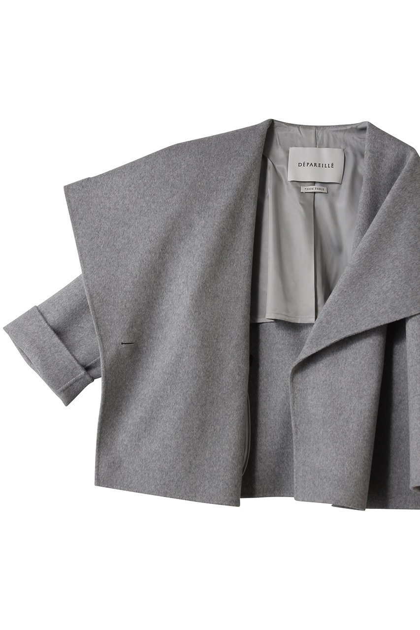 【デパリエ/DEPAREILLE】のウールダブルフェイスビッグカラーコート 人気、トレンドファッション・服の通販 founy(ファニー)  ファッション Fashion レディースファッション Fashion for Women アウター Coat / Outerwear Collection コート・ロングコート・ピーコート Long Coats, Peacoats & More ドレープ Drape, Draping Fabric ビッグ Big, Oversized ロング Long, Long-Length 新作・新入荷 New Arrivals / New In other-6|ID: prp329100004756665 ipo3291000000034409354