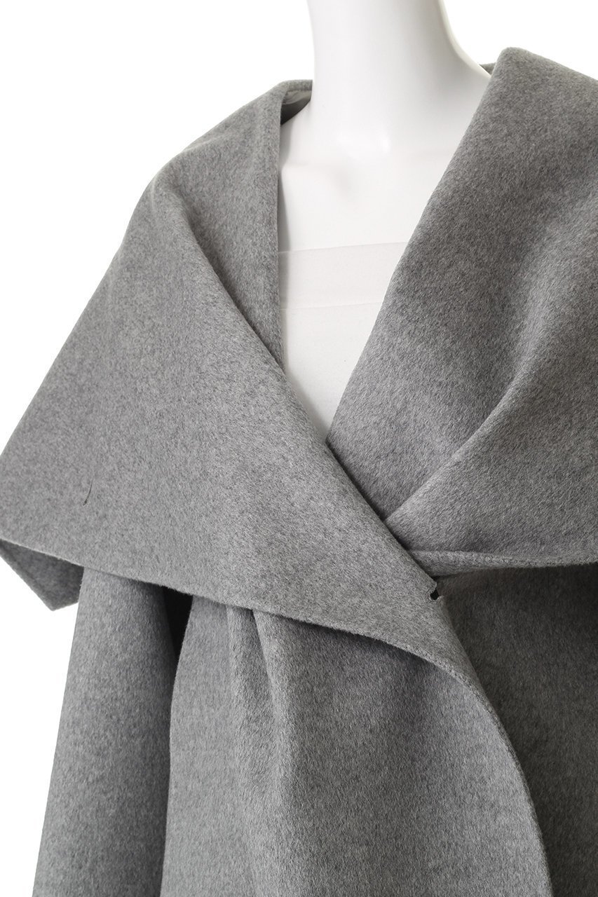 【デパリエ/DEPAREILLE】のウールダブルフェイスビッグカラーコート 人気、トレンドファッション・服の通販 founy(ファニー) 　ファッション　Fashion　レディースファッション　Fashion for Women　アウター　Coat / Outerwear Collection　コート・ロングコート・ピーコート　Long Coats, Peacoats & More　ドレープ　Drape, Draping Fabric　ビッグ　Big, Oversized　ロング　Long, Long-Length　other-5|ID: prp329100004756665 ipo3291000000036244405