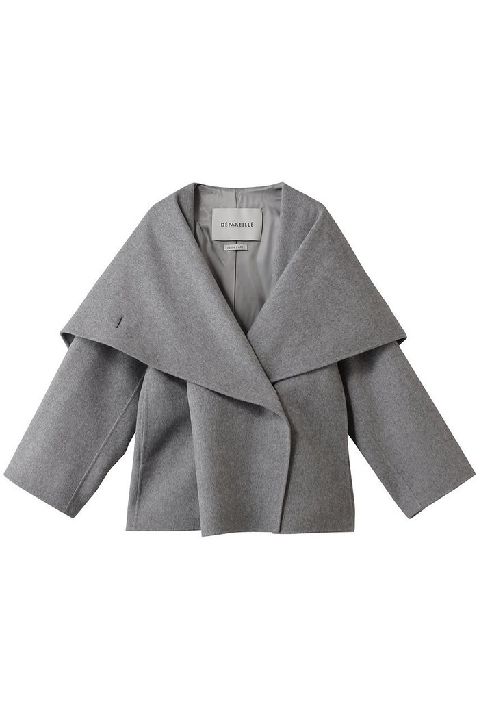 【デパリエ/DEPAREILLE】のウールダブルフェイスビッグカラーコート インテリア・キッズ・メンズ・レディースファッション・服の通販 founy(ファニー) https://founy.com/ ファッション Fashion レディースファッション Fashion for Women アウター Coat / Outerwear Collection コート・ロングコート・ピーコート Long Coats, Peacoats & More ドレープ Drape, Draping Fabric ビッグ Big, Oversized ロング Long, Long-Length |ID: prp329100004756665 ipo3291000000036692638