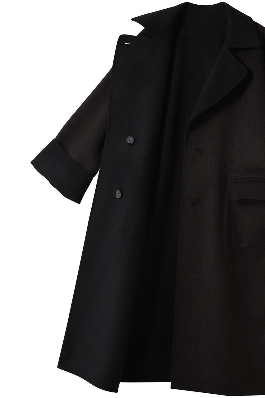 【デパリエ/DEPAREILLE】のウールダブルフェイスチェックチェスターコート 人気、トレンドファッション・服の通販 founy(ファニー)  ファッション Fashion レディースファッション Fashion for Women アウター Coat / Outerwear Collection コート・ロングコート・ピーコート Long Coats, Peacoats & More チェスターコート・ロング丈アウター Chester Coats / Chesterfield Long Coats なめらか Smooth, Silky Texture クラシック Classic, Timeless Style チェスターコート Chester Coat, Long Coat チェック Check, Plaid, Tartan モダン Modern, Contemporary リラックス Relax, Relaxed Fit ロング Long, Long-Length 新作・新入荷 New Arrivals / New In other-6|ID: prp329100004756667 ipo3291000000034409372