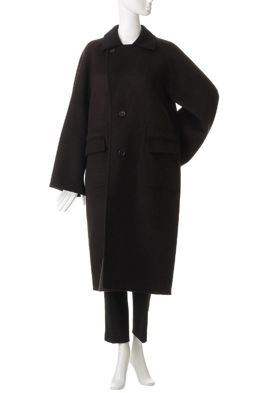 【デパリエ/DEPAREILLE】のウールダブルフェイスチェックチェスターコート 人気、トレンドファッション・服の通販 founy(ファニー)  ファッション Fashion レディースファッション Fashion for Women アウター Coat / Outerwear Collection コート・ロングコート・ピーコート Long Coats, Peacoats & More チェスターコート・ロング丈アウター Chester Coats / Chesterfield Long Coats なめらか Smooth, Silky Texture クラシック Classic, Timeless Style チェスターコート Chester Coat, Long Coat チェック Check, Plaid, Tartan モダン Modern, Contemporary リラックス Relax, Relaxed Fit ロング Long, Long-Length 新作・新入荷 New Arrivals / New In other-7|ID: prp329100004756667 ipo3291000000034409373