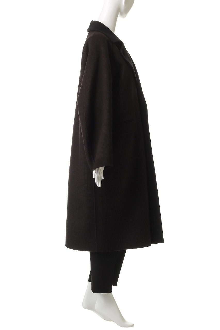 【デパリエ/DEPAREILLE】のウールダブルフェイスチェックチェスターコート 人気、トレンドファッション・服の通販 founy(ファニー) 　ファッション　Fashion　レディースファッション　Fashion for Women　アウター　Coat / Outerwear Collection　コート・ロングコート・ピーコート　Long Coats, Peacoats & More　チェスターコート・ロング丈アウター　Chester Coats / Chesterfield Long Coats　なめらか　Smooth, Silky Texture　クラシック　Classic, Timeless Style　チェスターコート　Chester Coat, Long Coat　チェック　Check, Plaid, Tartan　モダン　Modern, Contemporary　リラックス　Relax, Relaxed Fit　ロング　Long, Long-Length　other-3|ID: prp329100004756667 ipo3291000000036108480