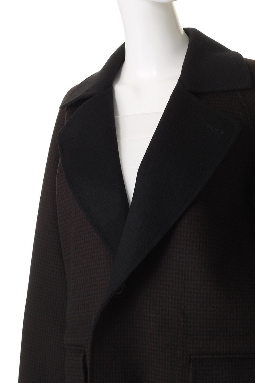 【デパリエ/DEPAREILLE】のウールダブルフェイスチェックチェスターコート 人気、トレンドファッション・服の通販 founy(ファニー) 　ファッション　Fashion　レディースファッション　Fashion for Women　アウター　Coat / Outerwear Collection　コート・ロングコート・ピーコート　Long Coats, Peacoats & More　チェスターコート・ロング丈アウター　Chester Coats / Chesterfield Long Coats　なめらか　Smooth, Silky Texture　クラシック　Classic, Timeless Style　チェスターコート　Chester Coat, Long Coat　チェック　Check, Plaid, Tartan　モダン　Modern, Contemporary　リラックス　Relax, Relaxed Fit　ロング　Long, Long-Length　other-5|ID: prp329100004756667 ipo3291000000036108482