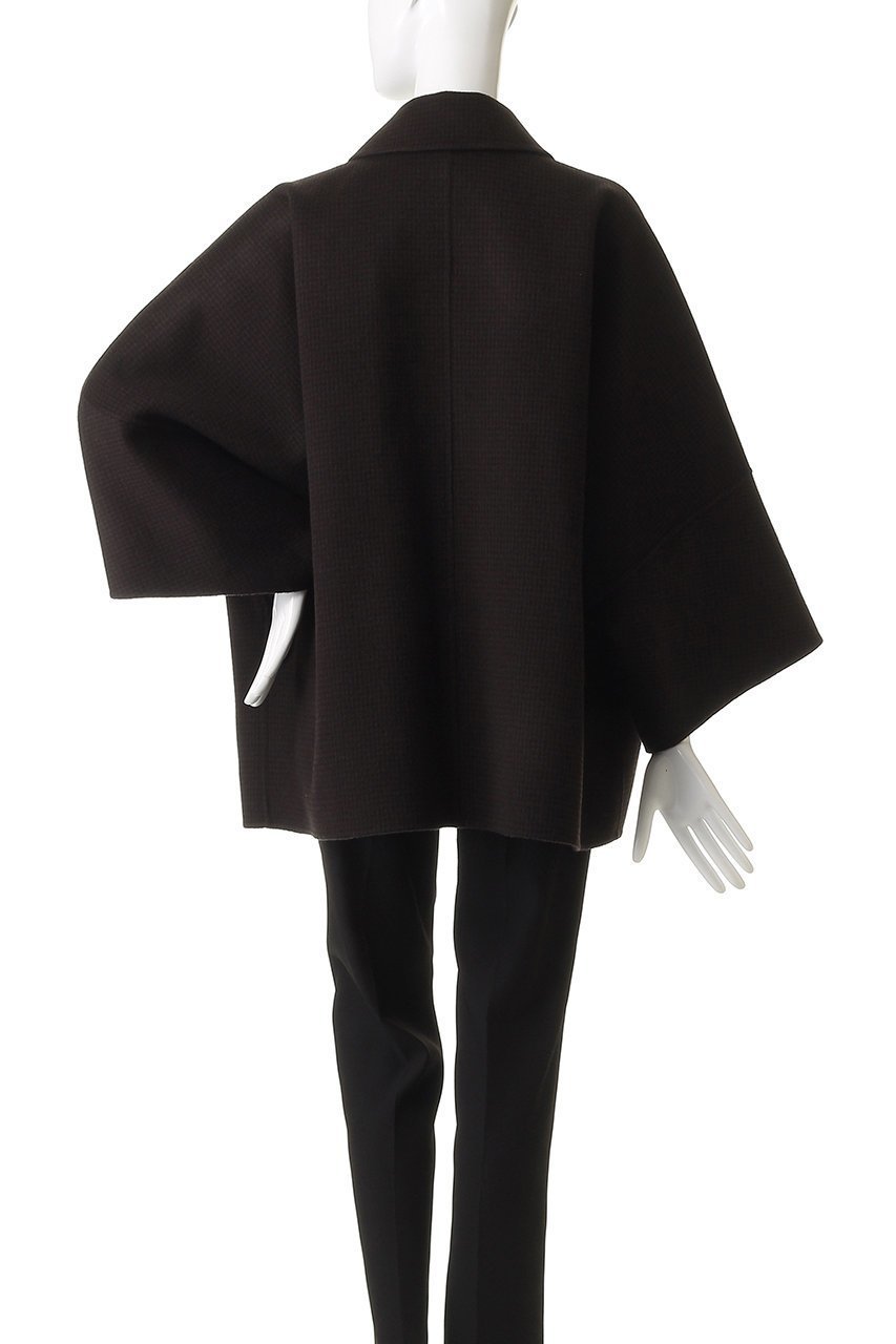 【デパリエ/DEPAREILLE】のウールダブルフェイスチェックポンチョコート 人気、トレンドファッション・服の通販 founy(ファニー)  ファッション Fashion レディースファッション Fashion for Women アウター Coat / Outerwear Collection コート・ロングコート・ピーコート Long Coats, Peacoats & More ポンチョ・ケープコート Ponchos & Capes ジャケット Jacket, Outerwear チェック Check, Plaid, Tartan ロング Long, Long-Length 新作・新入荷 New Arrivals / New In other-4|ID: prp329100004756668 ipo3291000000034409379