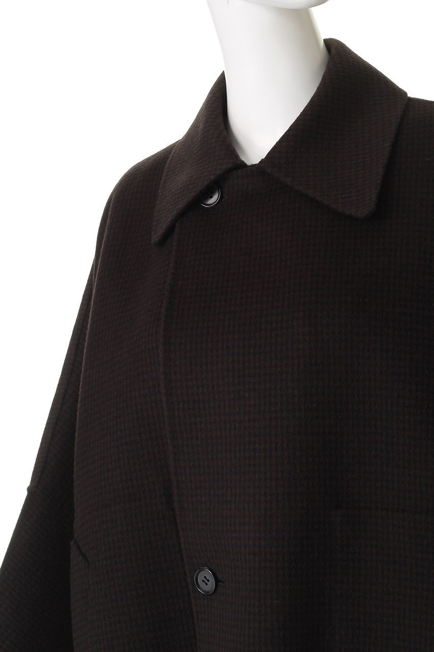 【デパリエ/DEPAREILLE】のウールダブルフェイスチェックポンチョコート 人気、トレンドファッション・服の通販 founy(ファニー) 　ファッション　Fashion　レディースファッション　Fashion for Women　アウター　Coat / Outerwear Collection　コート・ロングコート・ピーコート　Long Coats, Peacoats & More　ポンチョ・ケープコート　Ponchos & Capes　ショート　Short, Short Length　ジャケット　Jacket, Outerwear　チェック　Check, Plaid, Tartan　other-5|ID: prp329100004756668 ipo3291000000035872196