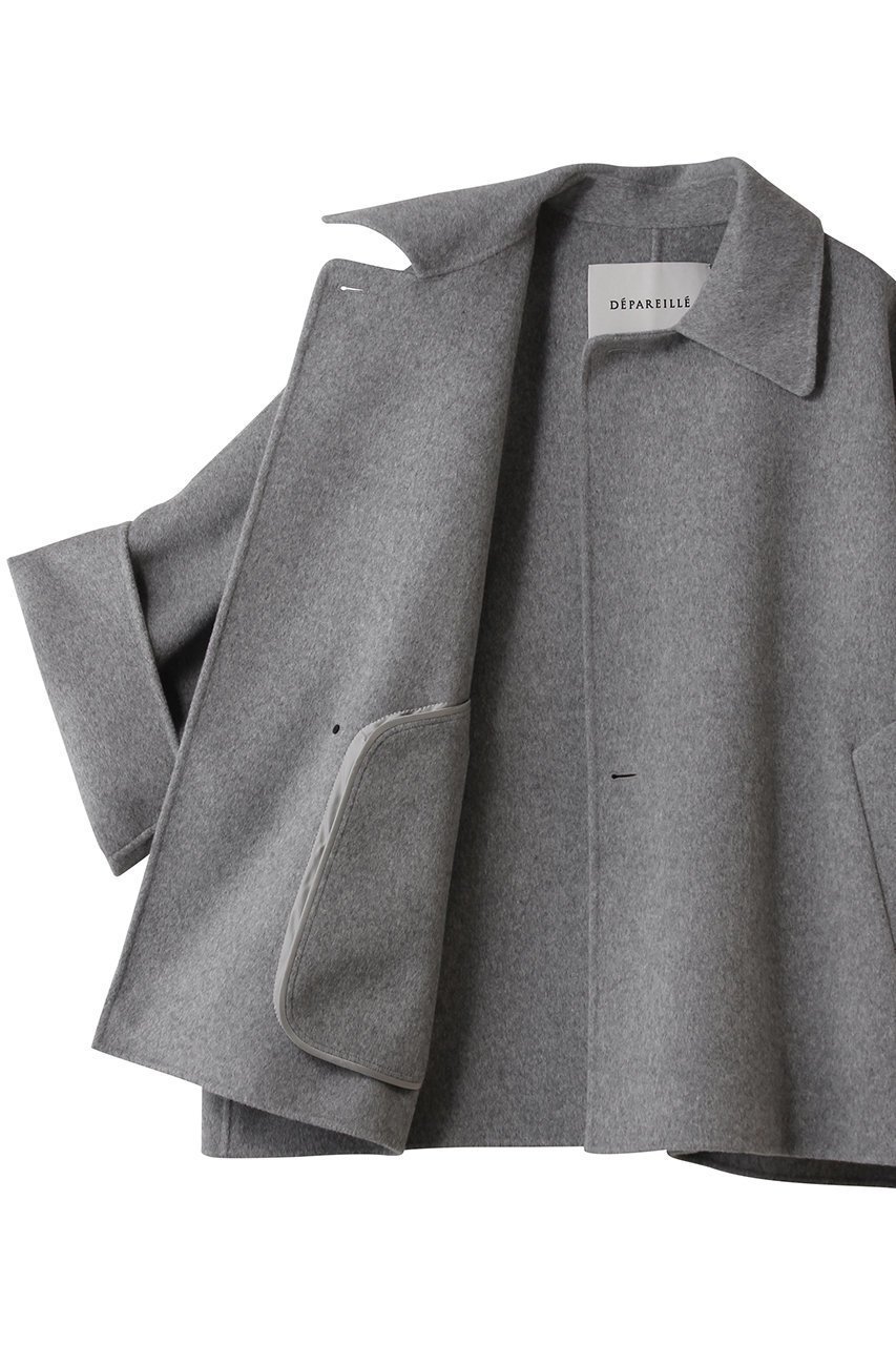 【デパリエ/DEPAREILLE】のウールダブルフェイスポンチョコート 人気、トレンドファッション・服の通販 founy(ファニー)  ファッション Fashion レディースファッション Fashion for Women アウター Coat / Outerwear Collection コート・ロングコート・ピーコート Long Coats, Peacoats & More ポンチョ・ケープコート Ponchos & Capes インナー Innerwear シンプル Simple, Minimal ダブル Double, Double-Breasted フェイス Face, Facial Design フォーマル Formal, Dressy ロング Long, Long-Length 冬 Winter / This Winter 新作・新入荷 New Arrivals / New In other-6|ID: prp329100004756670 ipo3291000000034409398