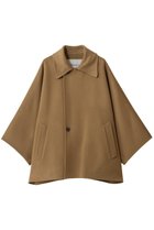 【デパリエ/DEPAREILLE】のウールダブルフェイスポンチョコート キャメル|ID:prp329100004756670