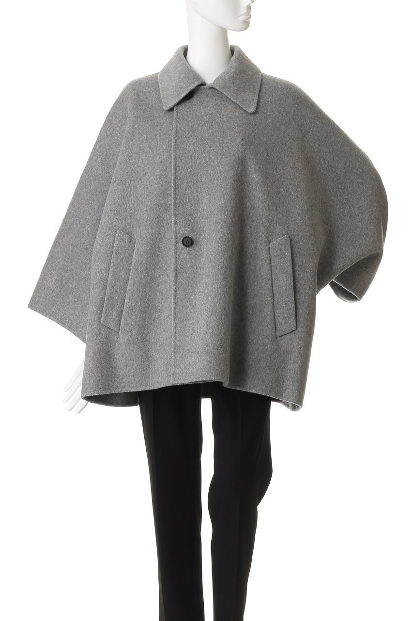 【デパリエ/DEPAREILLE】のウールダブルフェイスポンチョコート 人気、トレンドファッション・服の通販 founy(ファニー) 　ファッション　Fashion　レディースファッション　Fashion for Women　アウター　Coat / Outerwear Collection　コート・ロングコート・ピーコート　Long Coats, Peacoats & More　ポンチョ・ケープコート　Ponchos & Capes　インナー　Innerwear　ショート　Short, Short Length　シンプル　Simple, Minimal　ダブル　Double, Double-Breasted　フェイス　Face, Facial Design　フォーマル　Formal, Dressy　冬　Winter / This Winter　other-2|ID: prp329100004756670 ipo3291000000036167160