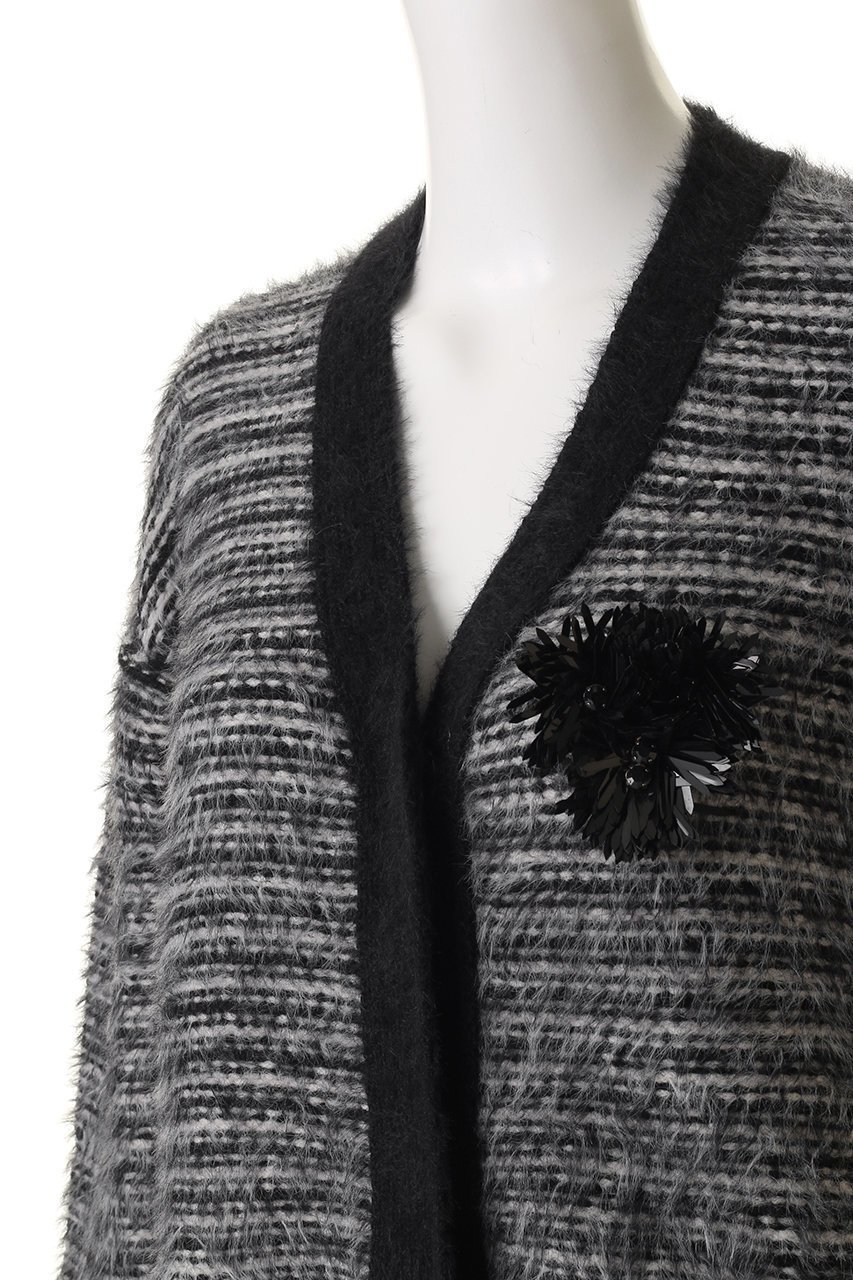 【デパリエ/DEPAREILLE】のローゲージコサージュカーディガン 人気、トレンドファッション・服の通販 founy(ファニー)  ファッション Fashion レディースファッション Fashion for Women トップス・カットソー Cut & Sew Tops ニット Knit Tops & Sweaters カーディガン・羽織り Layered Style Cardigans カーディガン Cardigan, Knitwear デニム Denim, Jeans Material ワイド Wide, Wide Fit 新作・新入荷 New Arrivals / New In other-5|ID: prp329100004756671 ipo3291000000034409405