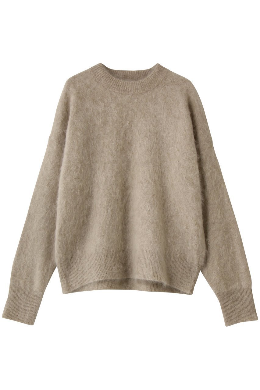 【デパリエ/DEPAREILLE】のカシミヤファークルーネックニット 人気、トレンドファッション・服の通販 founy(ファニー)  ファッション Fashion レディースファッション Fashion for Women トップス・カットソー Cut & Sew Tops ニット Knit Tops & Sweaters カジュアルプルオーバー・ニットトップス Pullovers & Knit Tops / Casual Pullovers スラックス Slacks, Dress Pants デニム Denim, Jeans Material 新作・新入荷 New Arrivals / New In  other-1|ID: prp329100004756673 ipo3291000000034409416