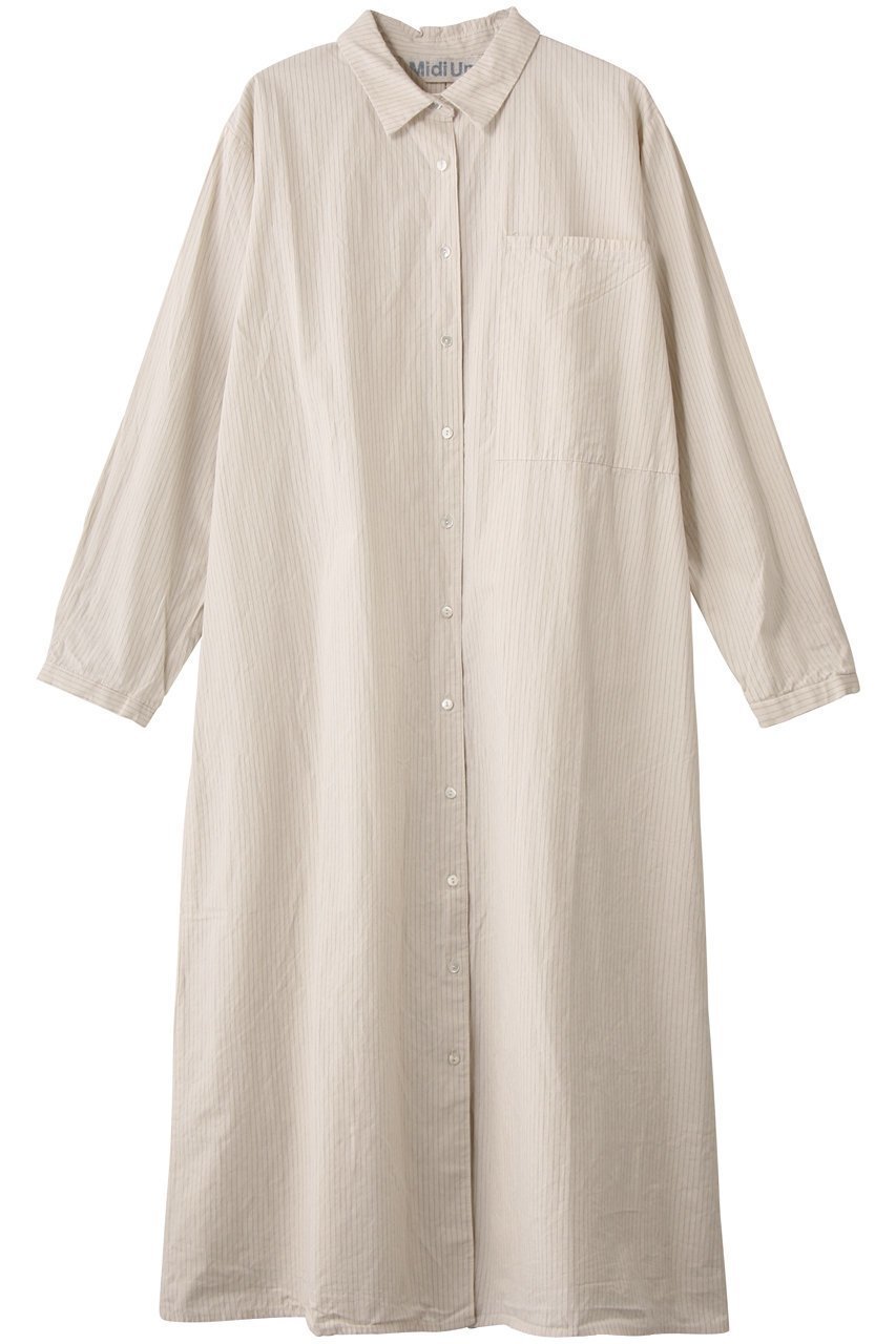 【ミディウミ/MidiUmi】のbig pocket shirt OP ワンピース インテリア・キッズ・メンズ・レディースファッション・服の通販 founy(ファニー)  ファッション Fashion レディースファッション Fashion for Women ワンピース Dresses チュニック Tunic Tops & Dresses ストレート Straight, Straight Cut チュニック Tunic, Long Top フロント Front, Front Design ロング Long, Long-Length 新作・新入荷 New Arrivals / New In ivory|ID: prp329100004756675 ipo3291000000034409437
